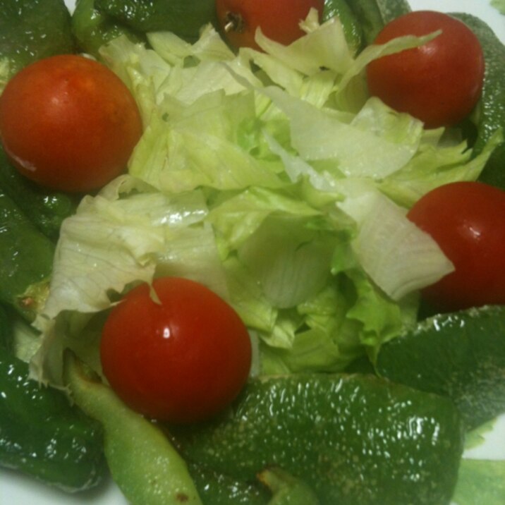 ピーマンの素揚げサラダ レシピ 作り方 By てつやんやん 楽天レシピ